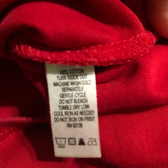 2/$12 American Girl T-shirt red with stars Sz 10 - Picture 4 of 4